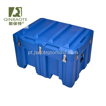 Casos de armazenamento de transporte de equipamentos militares rotomoldados e recipientes